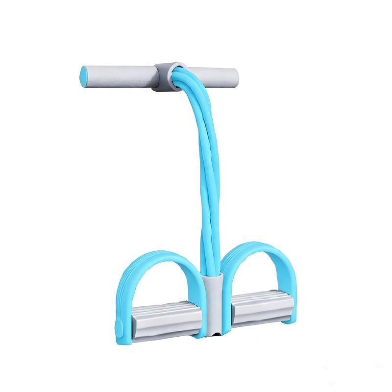 Pedal Resistance Bands with Handles Upgraded 6-Tube Natural Rubber for Full Body Workout at Home Gym Yoga Abs Waist Arms and Legs Training Muscle Exercise Equipment