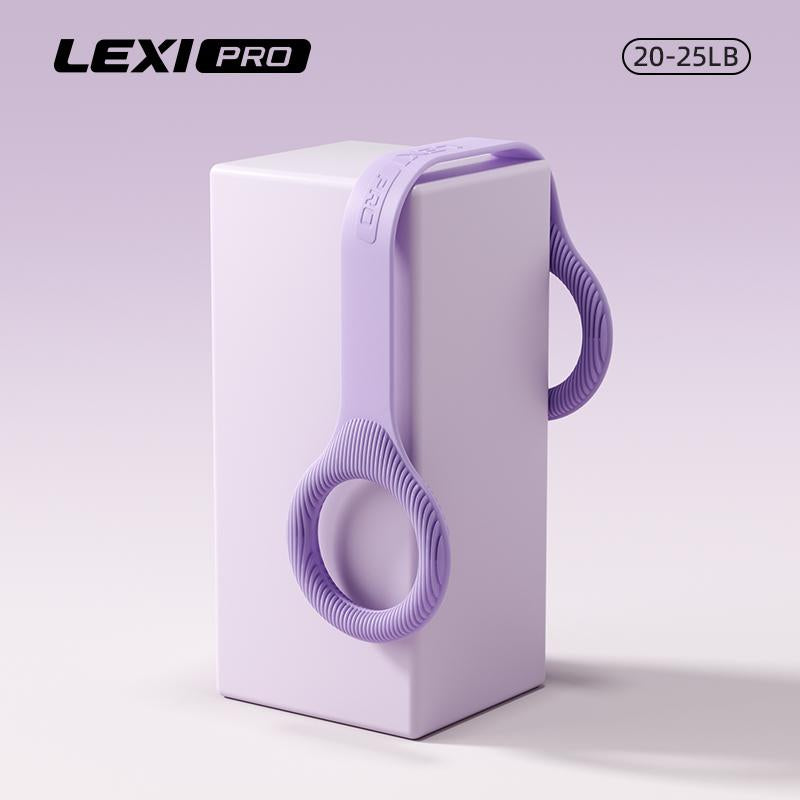 LEXI Resistance Bands Figure 8 Exercise Bands for Women Silicone Material Expander Band for Arms Chest Home Gym Yoga Equipment Quick Workout for Muscle Toning Physical Therapy Stretching Gear - Fitness Accessories