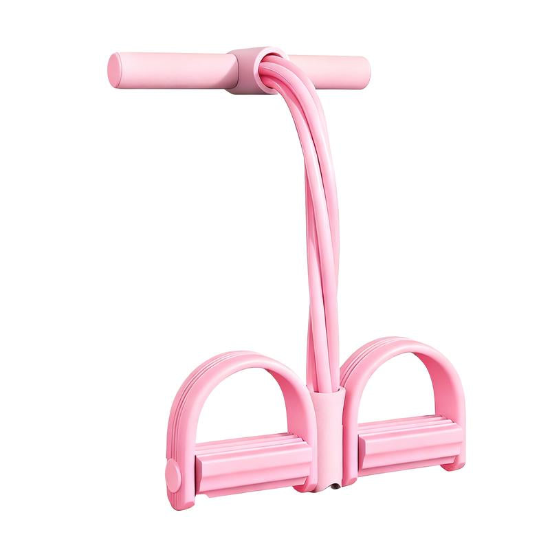 Pedal Resistance Bands with Handles Upgraded 6-Tube Natural Rubber for Full Body Workout at Home Gym Yoga Abs Waist Arms and Legs Training Muscle Exercise Equipment